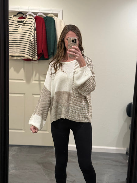 Becky Back Tie Knit Sweater