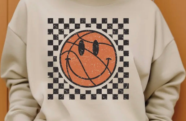 Basketball Smiley - Adult