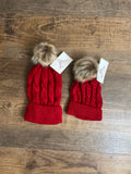 Cable Knit Hat - Girls